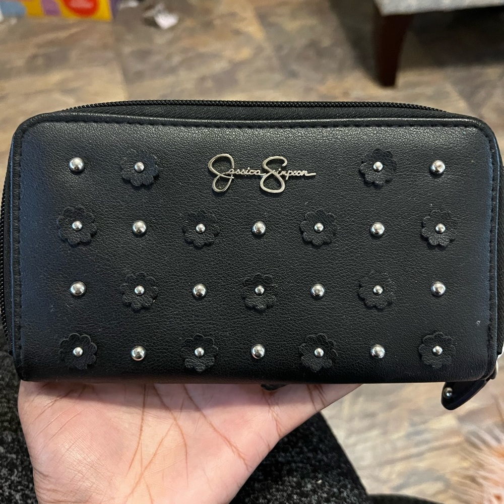 Jessica Simpson black wallet, never used